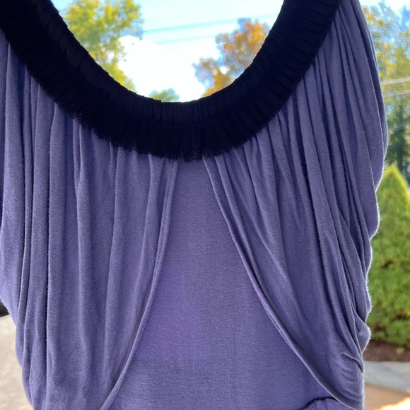 Bcbg large lavender and black dress size large - Picture 2 of 4